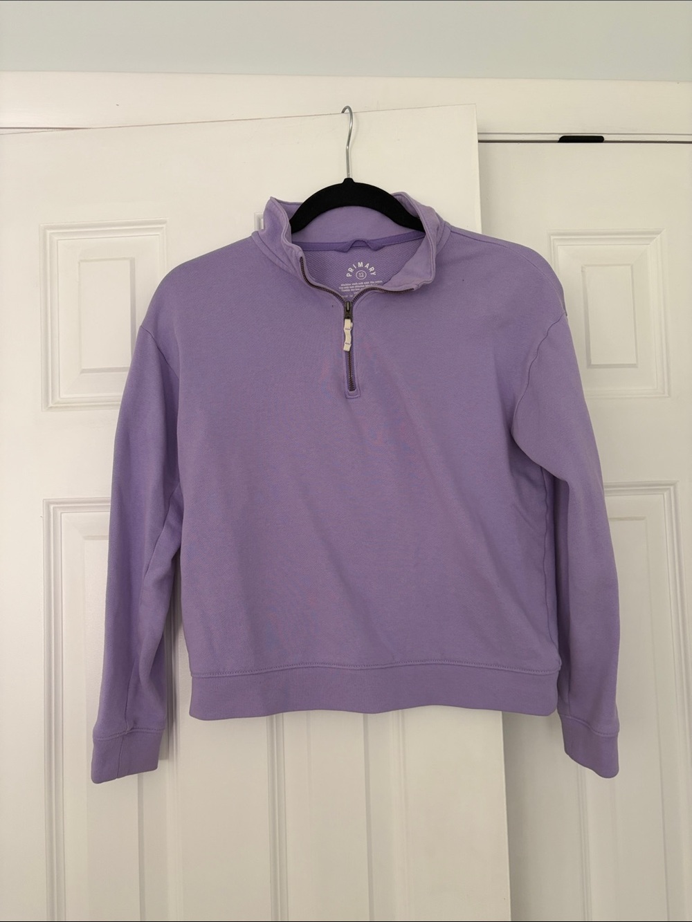 Primary Lilac Half-Zip Pullover